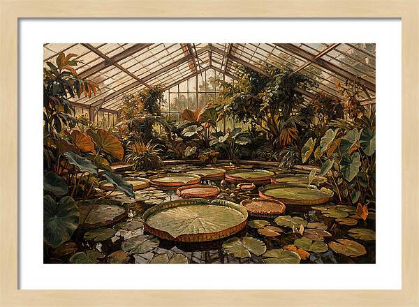 Tropical Serenity In A Glass House