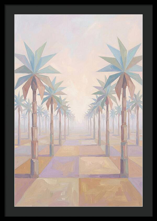 Tropical Serenity In Pastel Hues