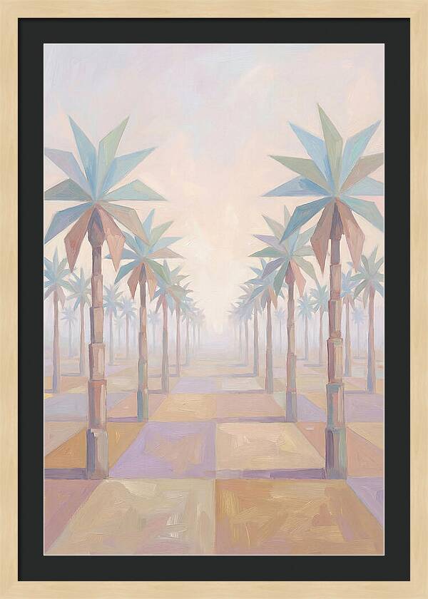 Tropical Serenity In Pastel Hues
