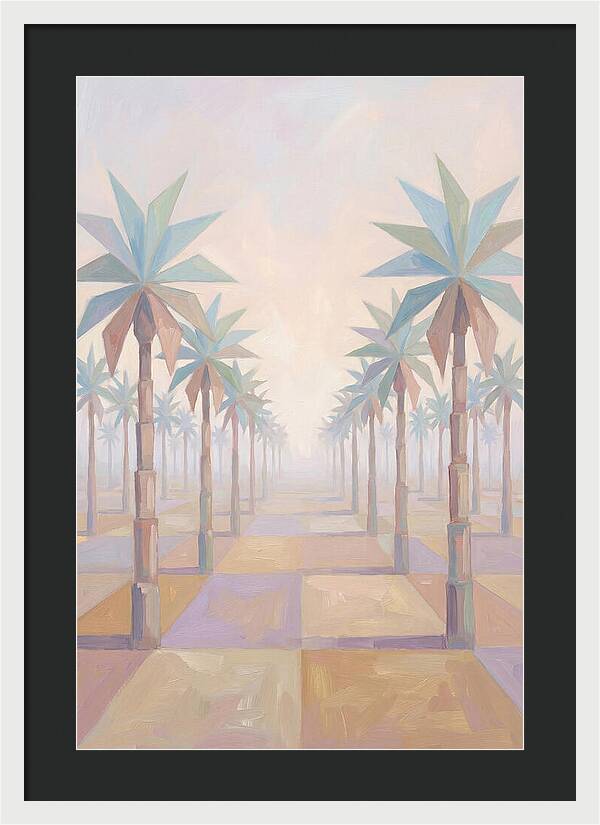 Tropical Serenity In Pastel Hues