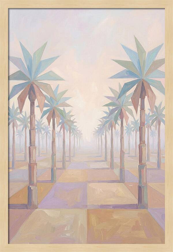 Tropical Serenity In Pastel Hues