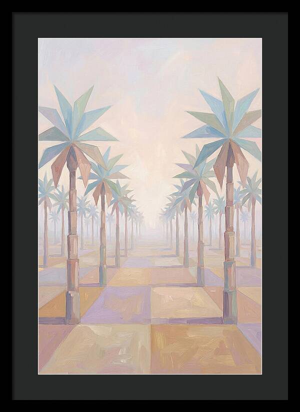 Tropical Serenity In Pastel Hues