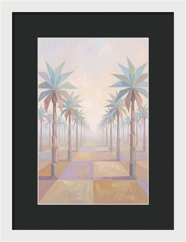 Tropical Serenity In Pastel Hues