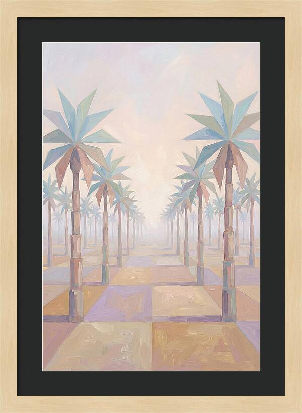 Tropical Serenity In Pastel Hues