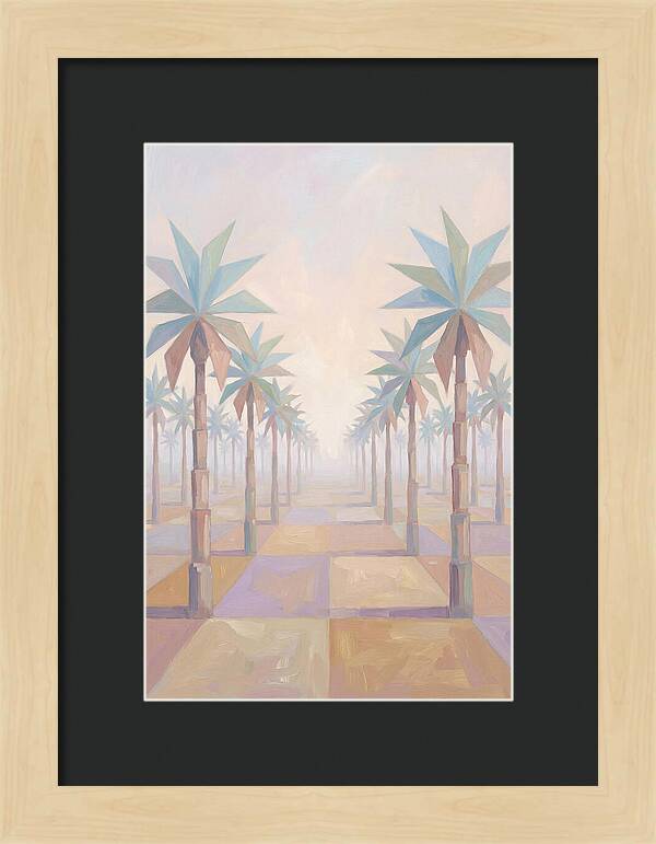 Tropical Serenity In Pastel Hues