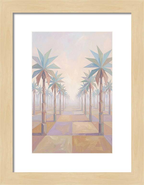 Tropical Serenity In Pastel Hues