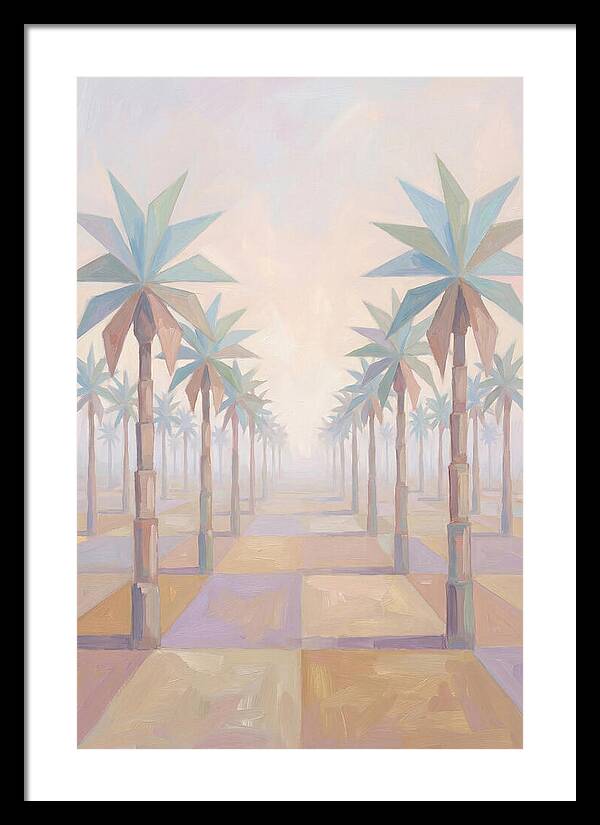 Tropical Serenity In Pastel Hues