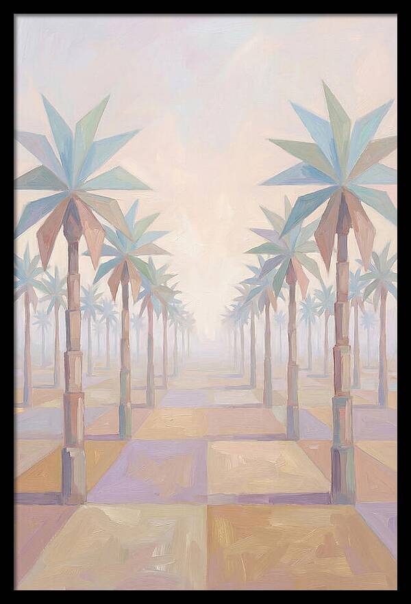 Tropical Serenity In Pastel Hues