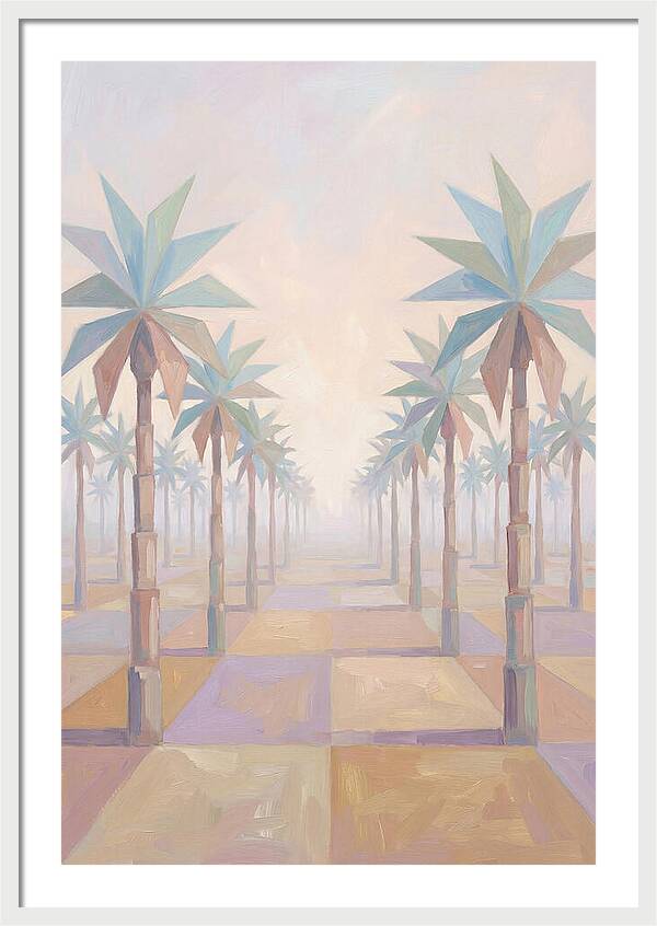 Tropical Serenity In Pastel Hues