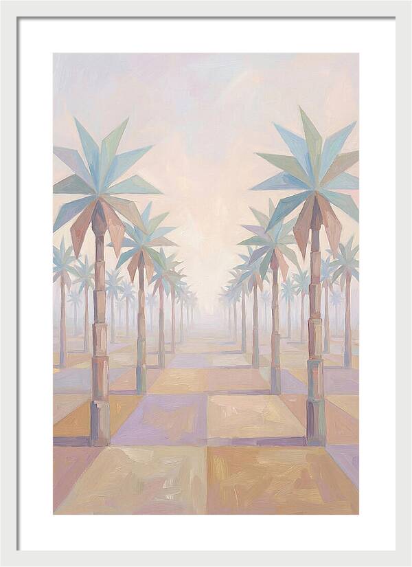 Tropical Serenity In Pastel Hues