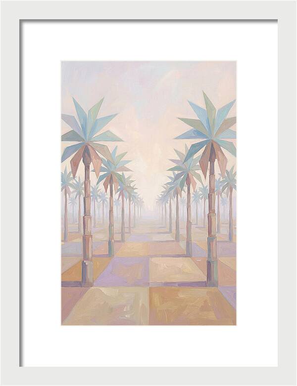 Tropical Serenity In Pastel Hues