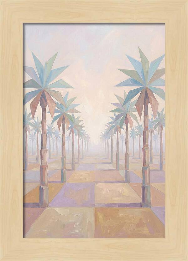 Tropical Serenity In Pastel Hues