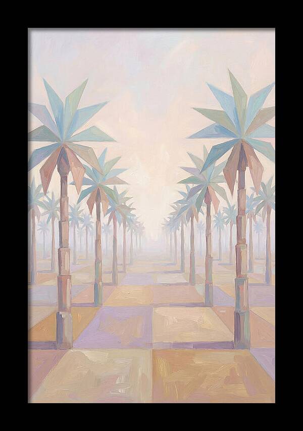 Tropical Serenity In Pastel Hues