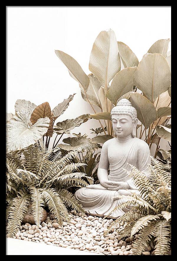 Tropical Serenity With Buddha