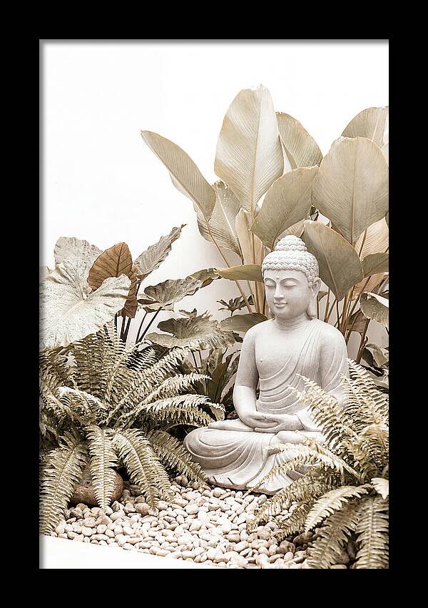 Tropical Serenity With Buddha