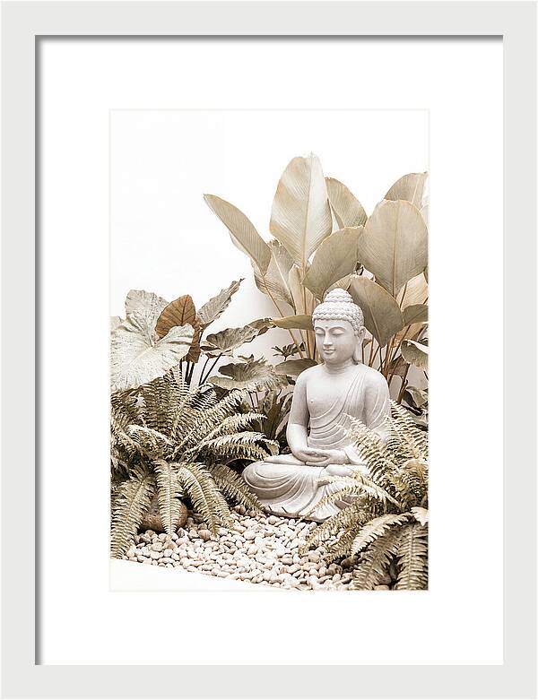 Tropical Serenity With Buddha