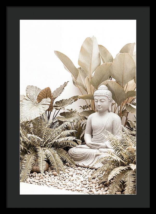 Tropical Serenity With Buddha