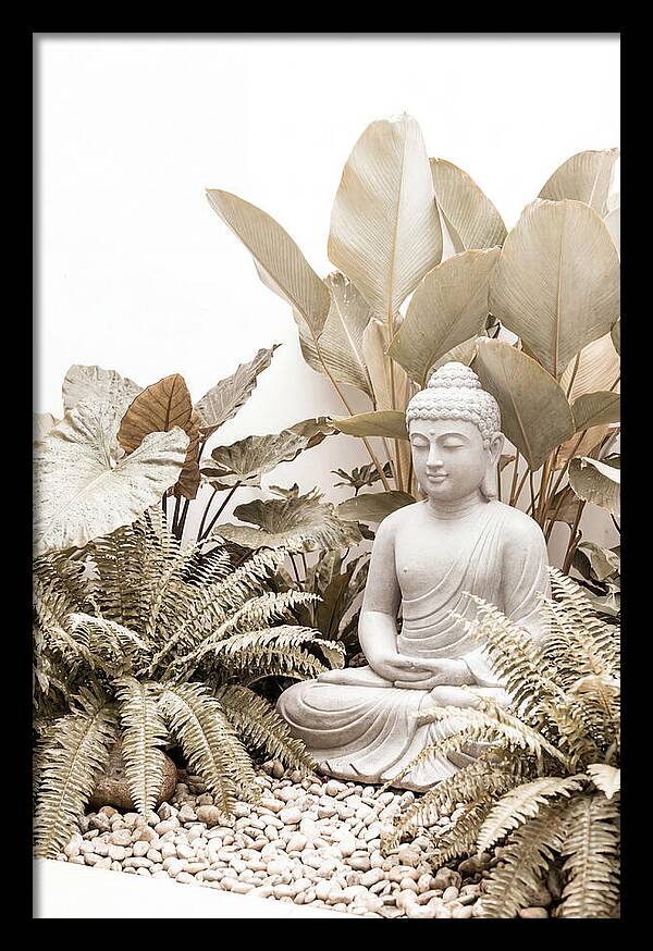 Tropical Serenity With Buddha