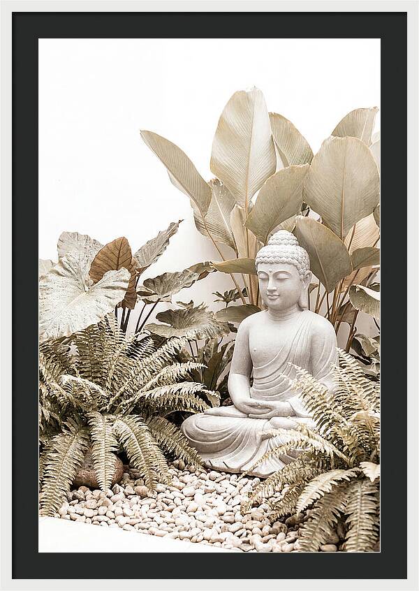 Tropical Serenity With Buddha