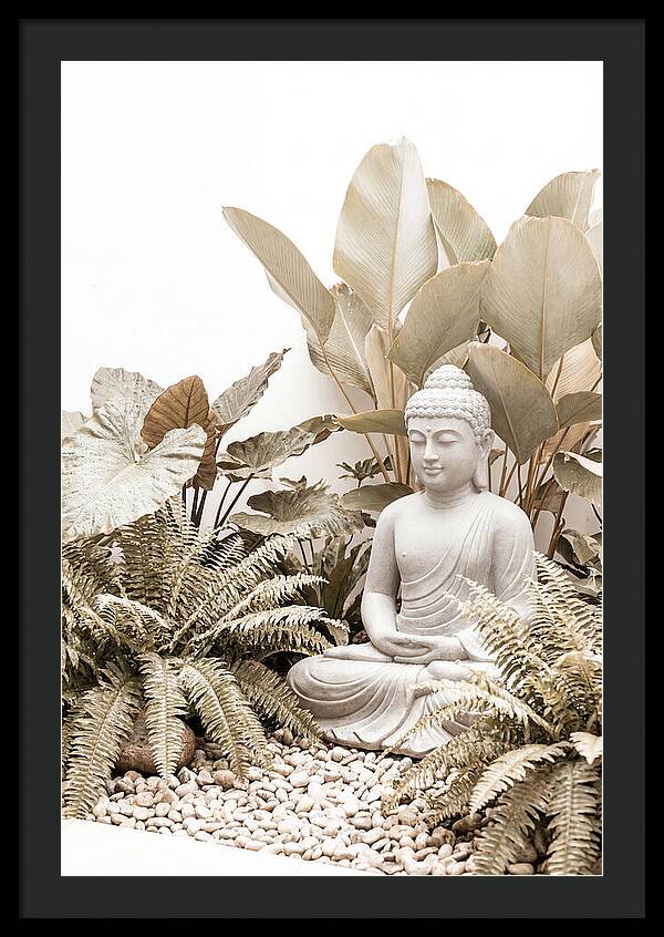 Tropical Serenity With Buddha