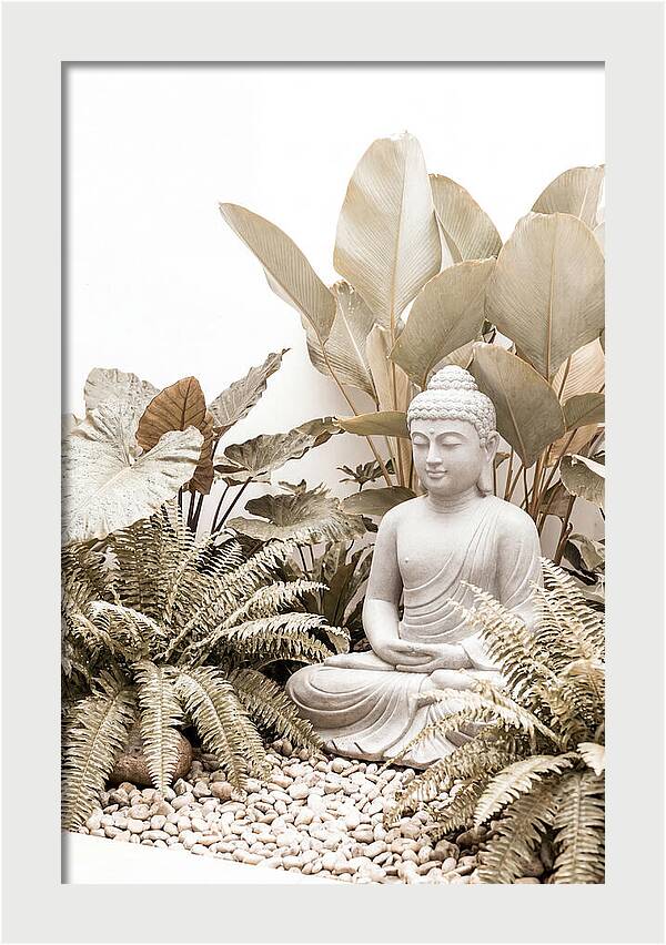 Tropical Serenity With Buddha
