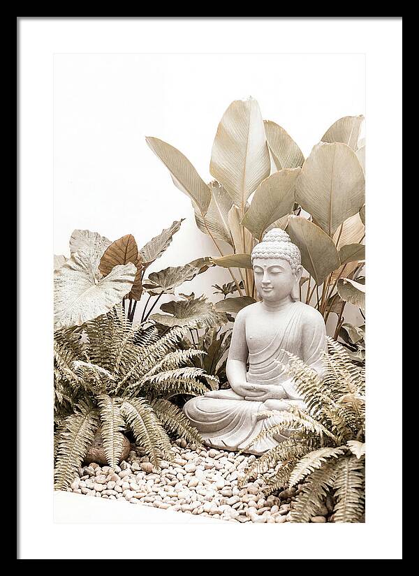 Tropical Serenity With Buddha