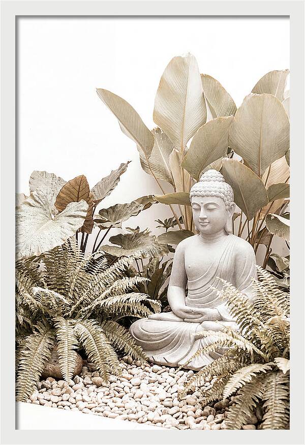 Tropical Serenity With Buddha