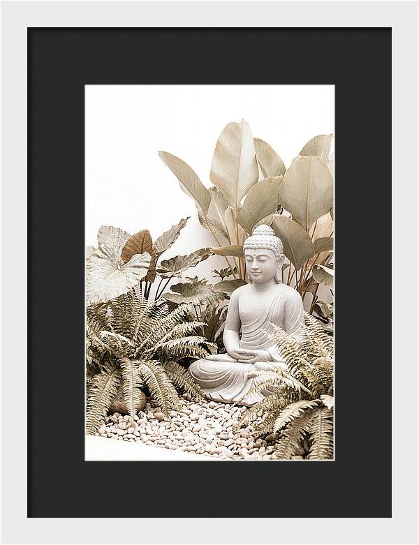 Tropical Serenity With Buddha