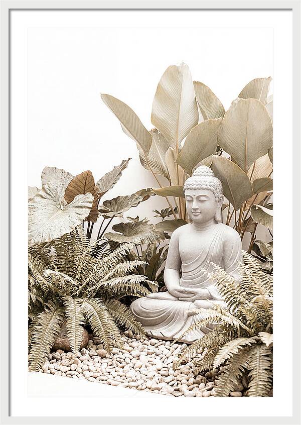Tropical Serenity With Buddha