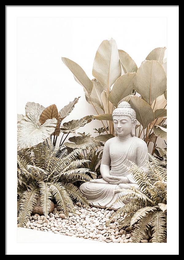 Tropical Serenity With Buddha