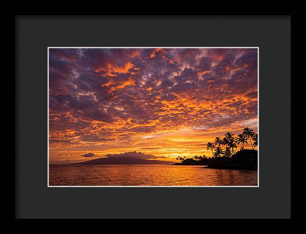 Tropical Sunset Over Ocean