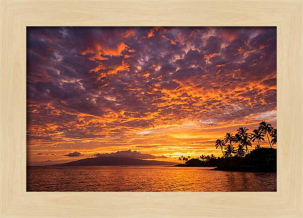 Tropical Sunset Over Ocean