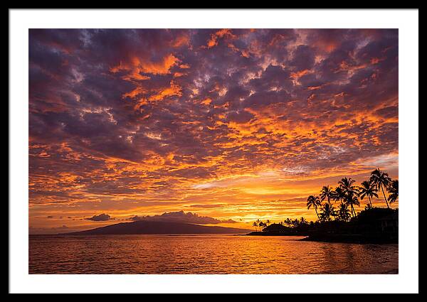 Tropical Sunset Over Ocean