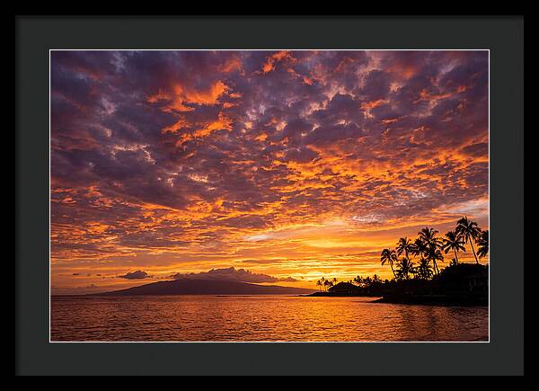 Tropical Sunset Over Ocean