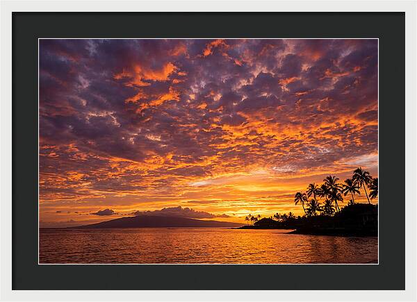Tropical Sunset Over Ocean