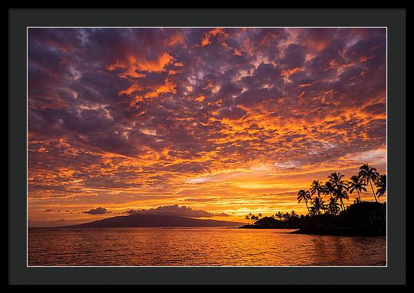 Tropical Sunset Over Ocean