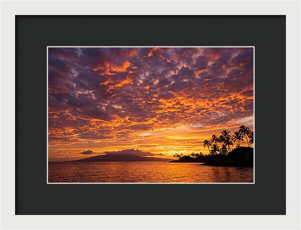 Tropical Sunset Over Ocean
