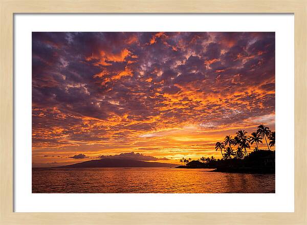 Tropical Sunset Over Ocean