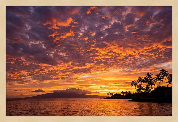 Tropical Sunset Over Ocean