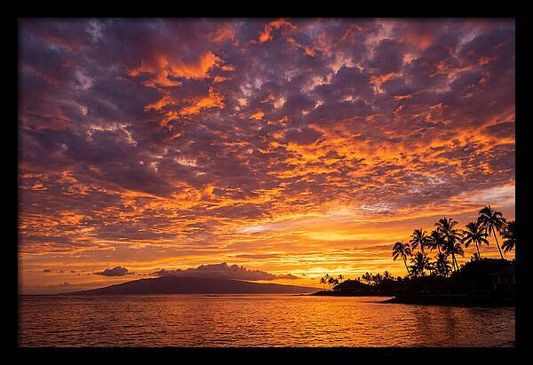 Tropical Sunset Over Ocean