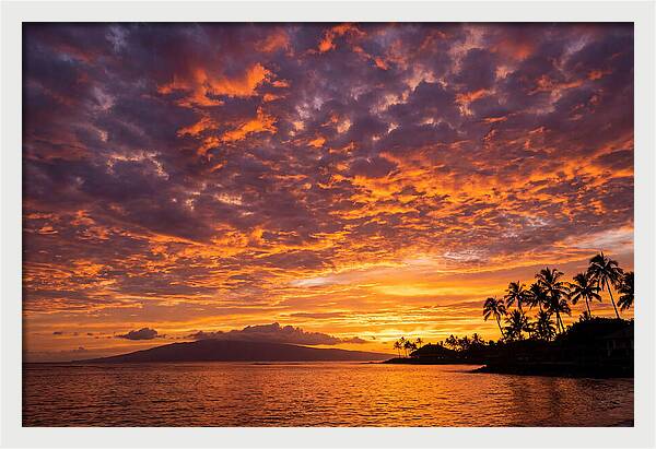 Tropical Sunset Over Ocean