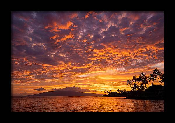 Tropical Sunset Over Ocean