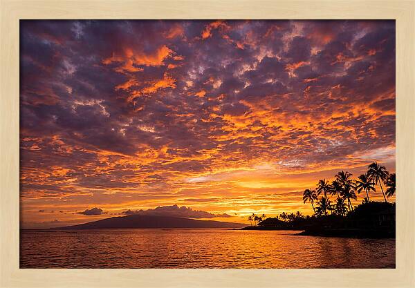 Tropical Sunset Over Ocean
