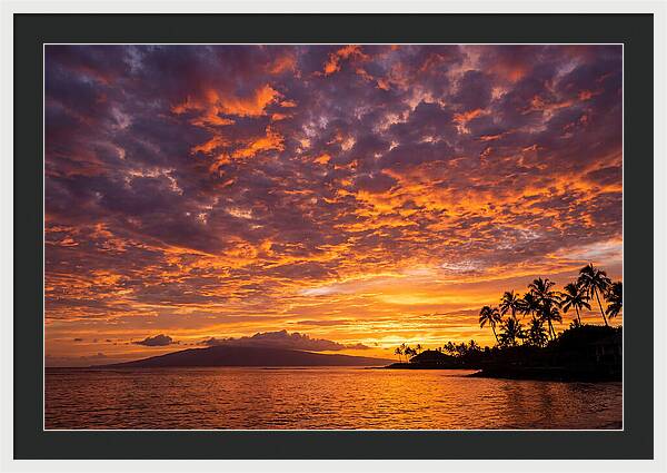 Tropical Sunset Over Ocean