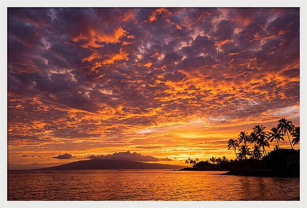 Tropical Sunset Over Ocean