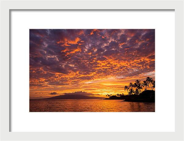 Tropical Sunset Over Ocean