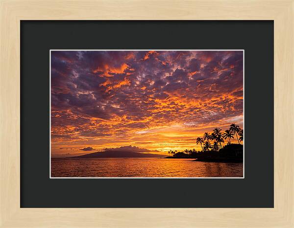 Tropical Sunset Over Ocean