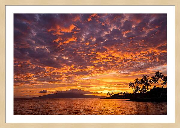 Tropical Sunset Over Ocean