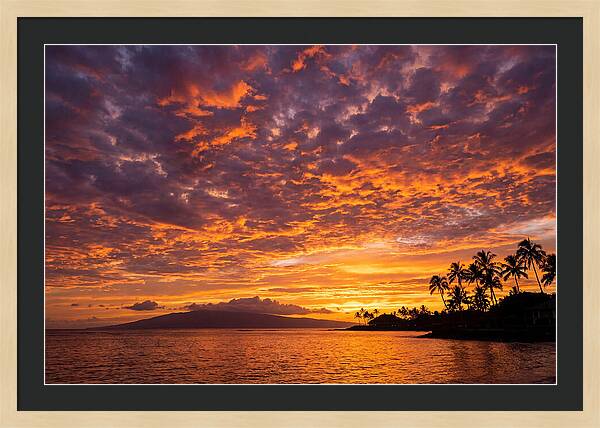 Tropical Sunset Over Ocean