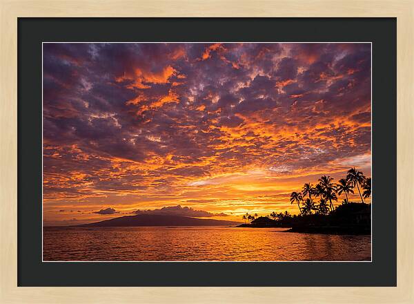 Tropical Sunset Over Ocean
